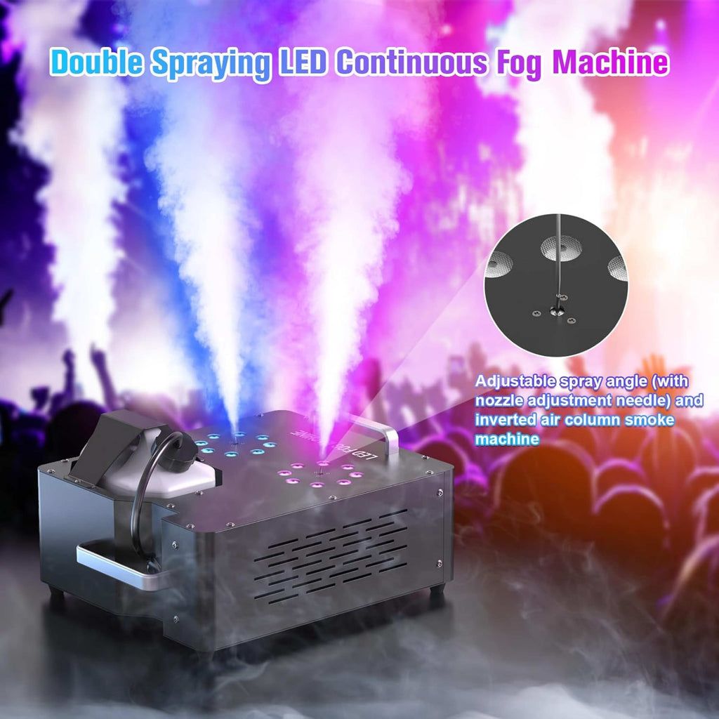 LW Essentials® Basic Fog Machine with RGB Lights