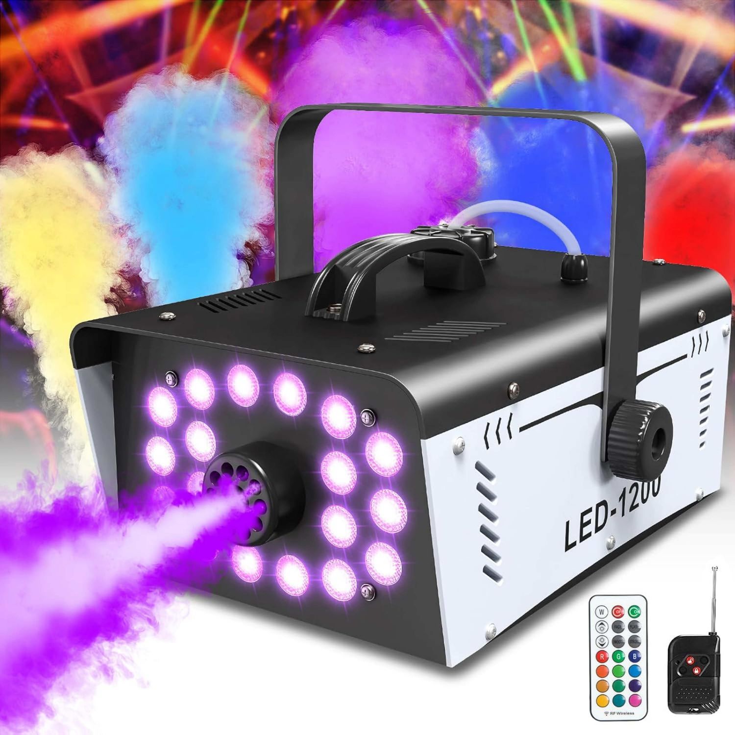 LW Essentials® Basic Fog Machine with RGB Lights