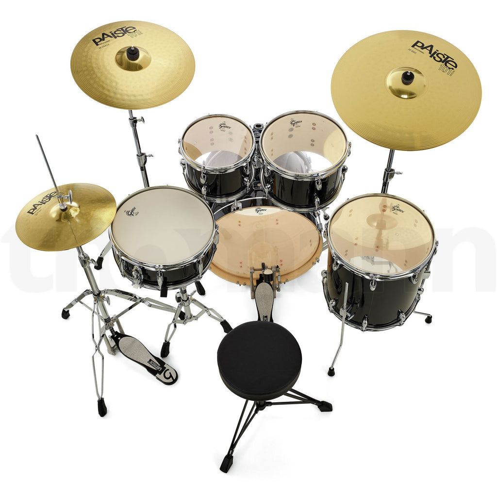 Gretsch Energy 5-Piece Drum Set with Hardware Grey Steel