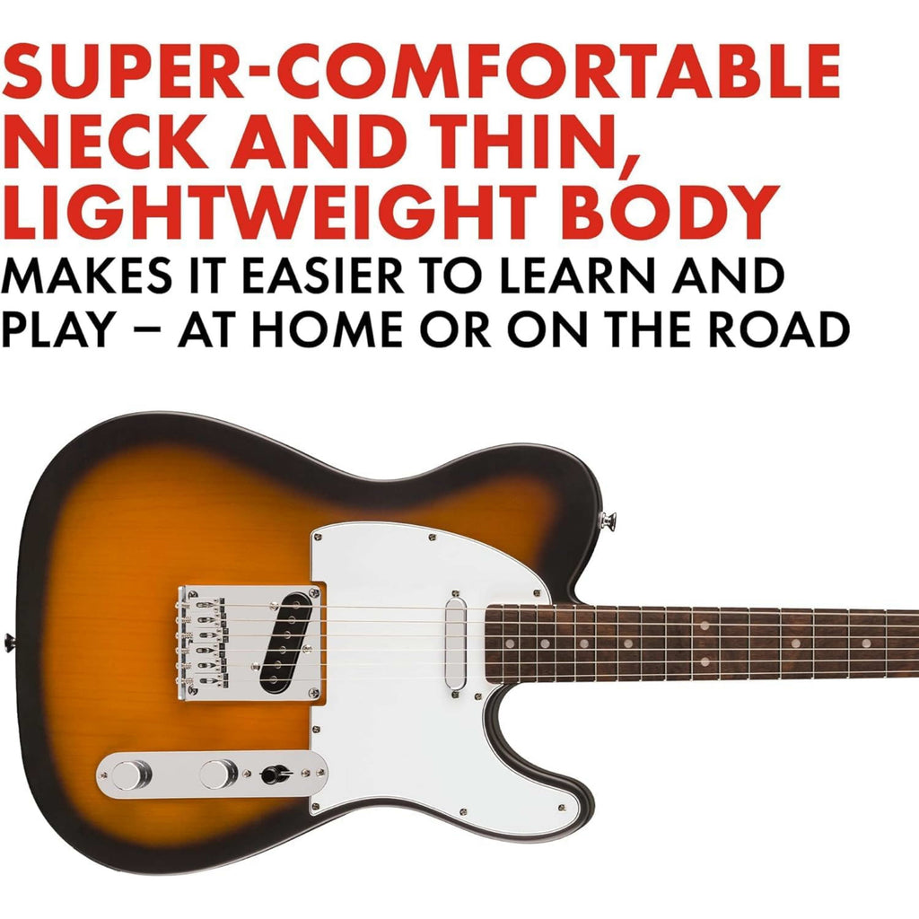 Squier Debut Series Telecaster Electric Guitar 2-Colour Sunburst