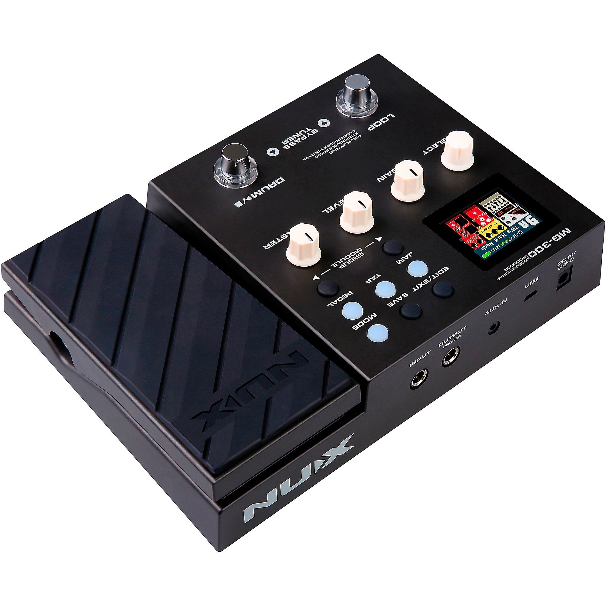 NUX MG-300 Multi-Effects and Amp Modeler Effects Pedal Black