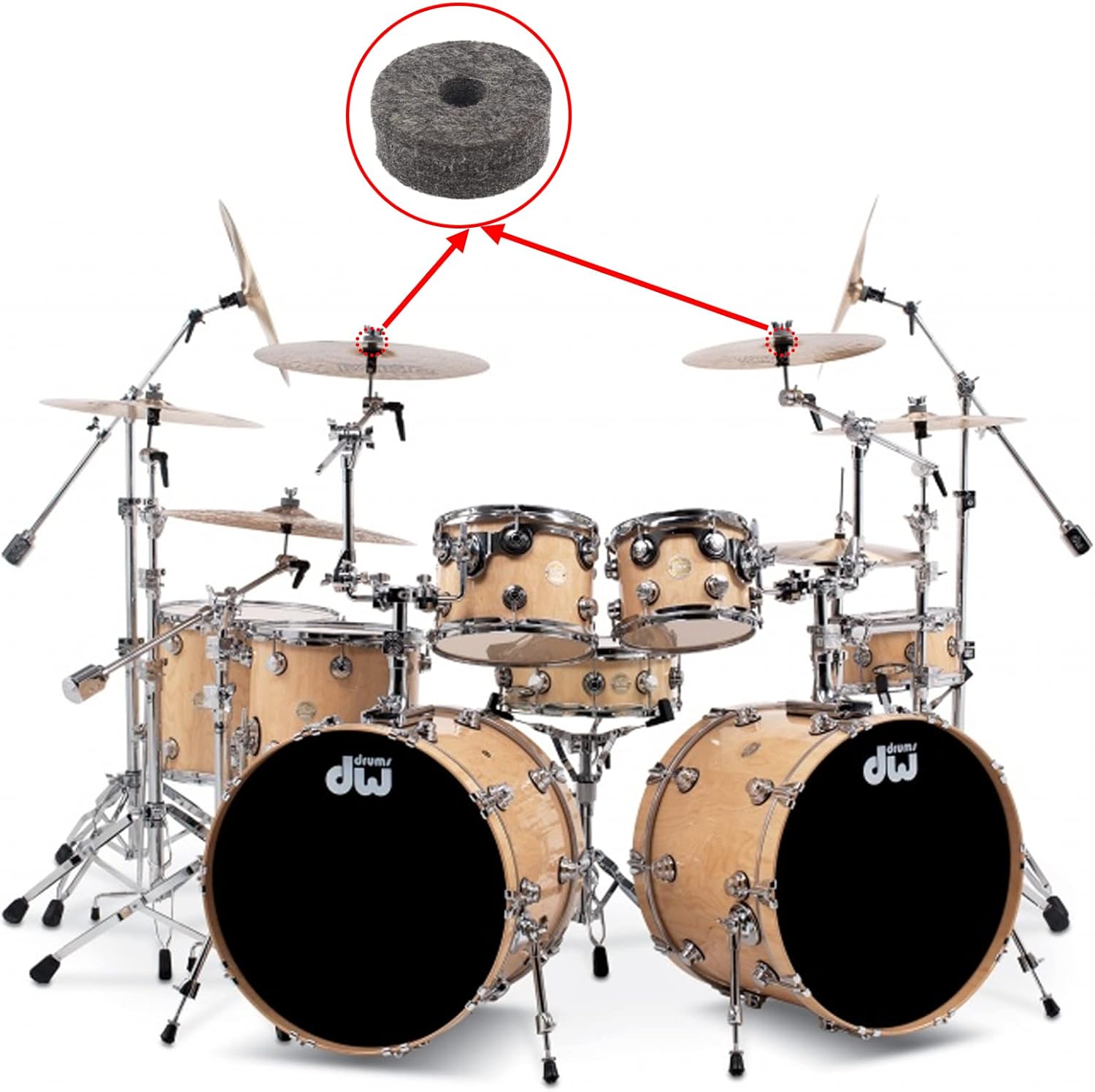 LW Essentials® Basic Hi-Hat/Cymbal Felt
