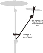 LW Essentials® Premium Cymbal Boom Arm Clamp/ Attachment