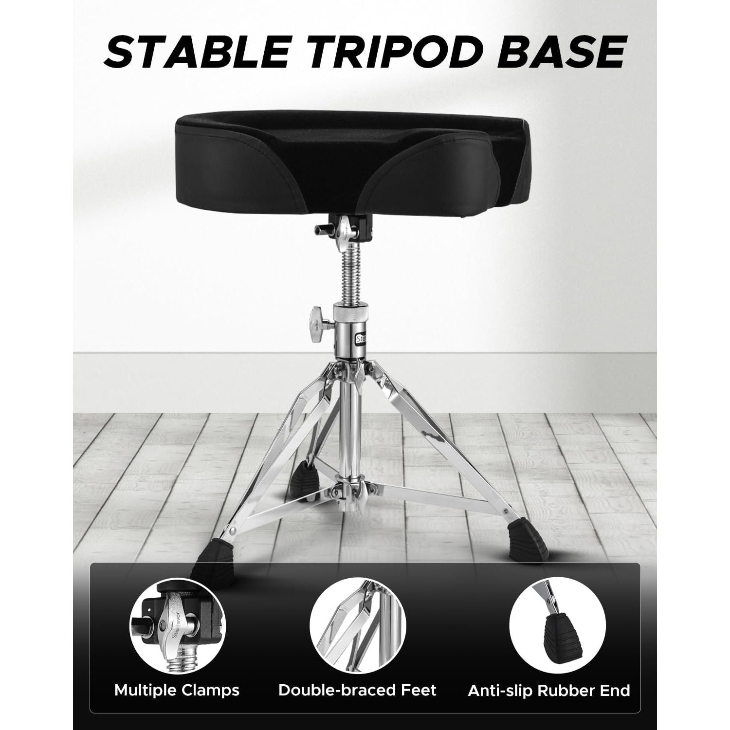 LW Essentials® Premium Drum Throne - Motorcycle Seat