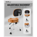 LW Essentials® Premium Drum Throne with Backrest
