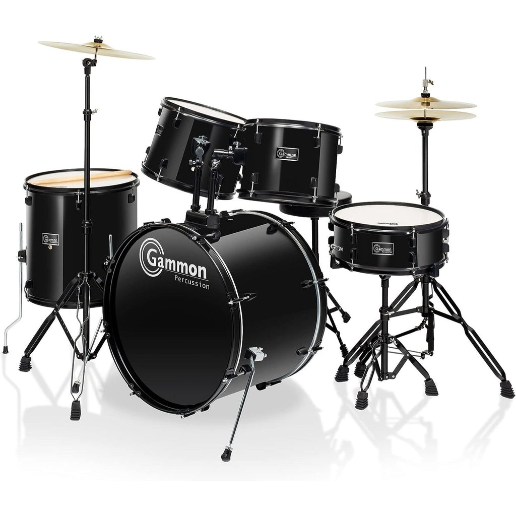 LW Essentials® Basic 5-Piece Complete Drum Set with Hardware