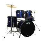 LW Essentials® Premium 5-Piece Complete Drum Set with Hardware