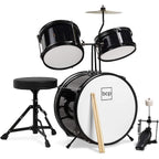 LW Essentials® Basic 3-Piece Junior Kids Drum Set with Hardware