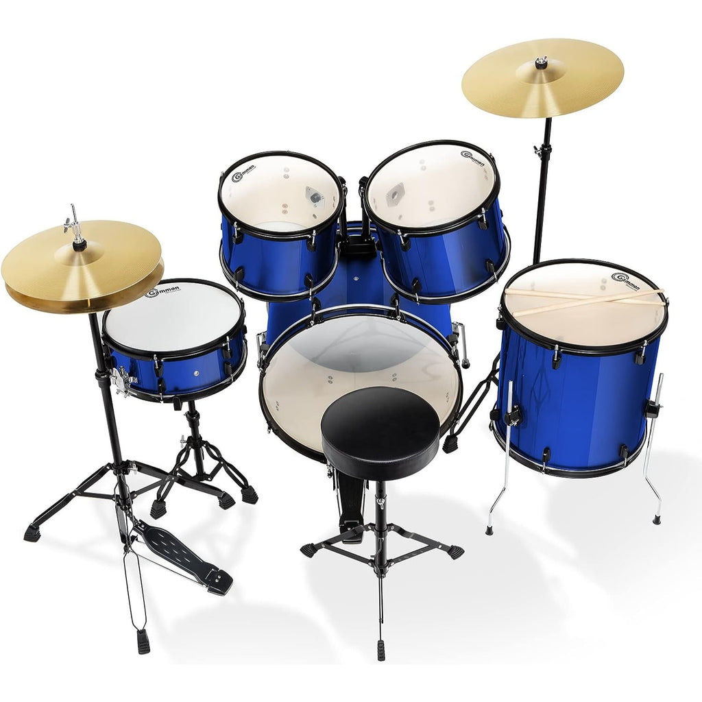 LW Essentials® Basic 5-Piece Complete Drum Set with Hardware
