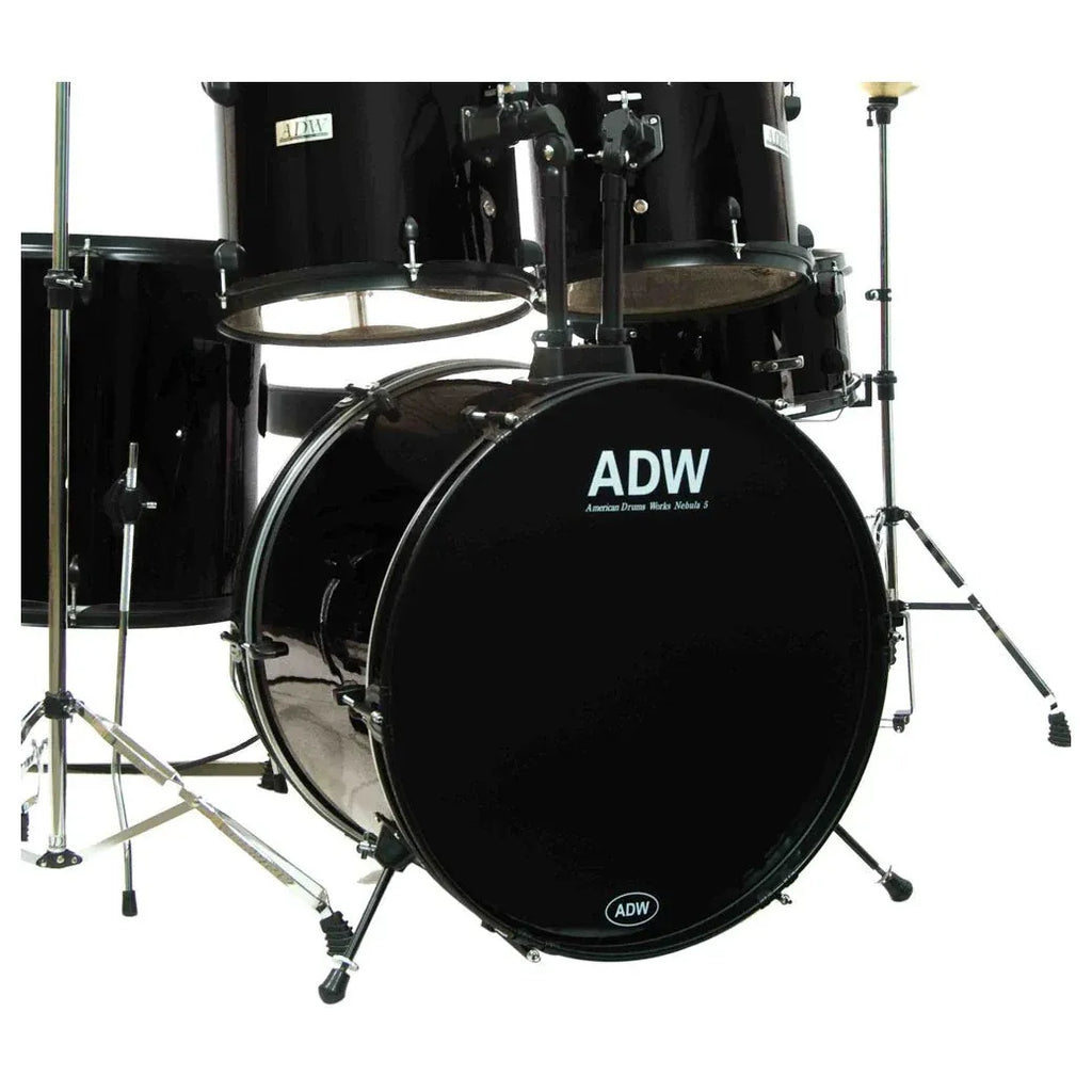 LW Essentials® Premium 5-Piece Complete Drum Set with Hardware