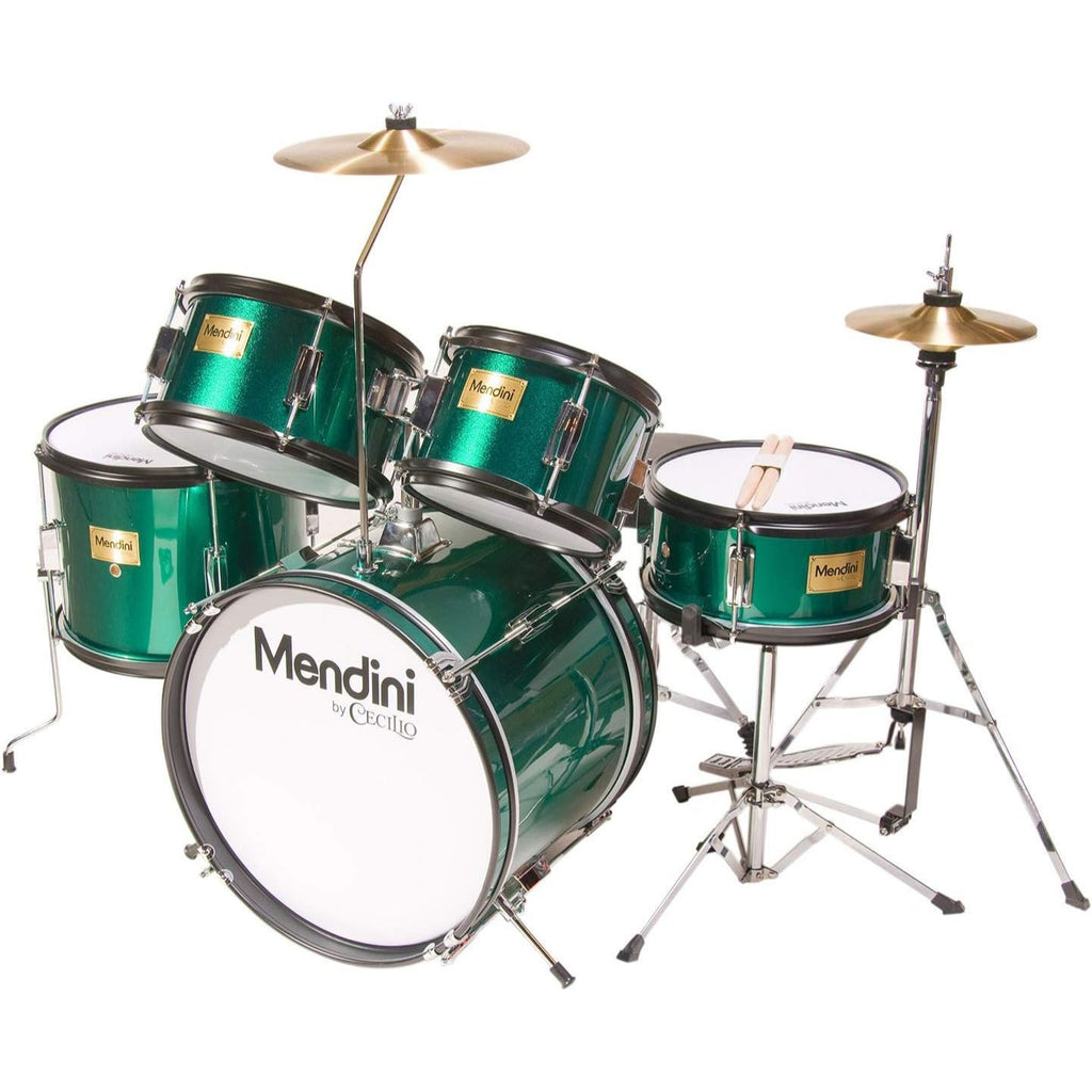 LW Essentials® Basic 5-Piece Junior Kids Drum Set with Hardware