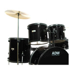 LW Essentials® Premium 5-Piece Complete Drum Set with Hardware