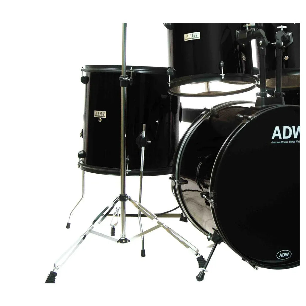 LW Essentials® Premium 5-Piece Complete Drum Set with Hardware
