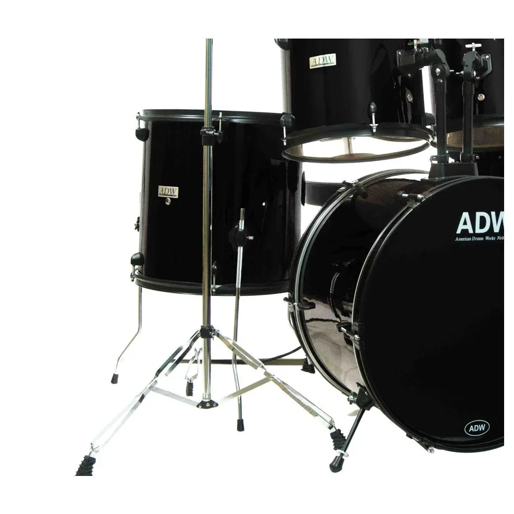 LW Essentials® Premium 5-Piece Complete Drum Set with Hardware