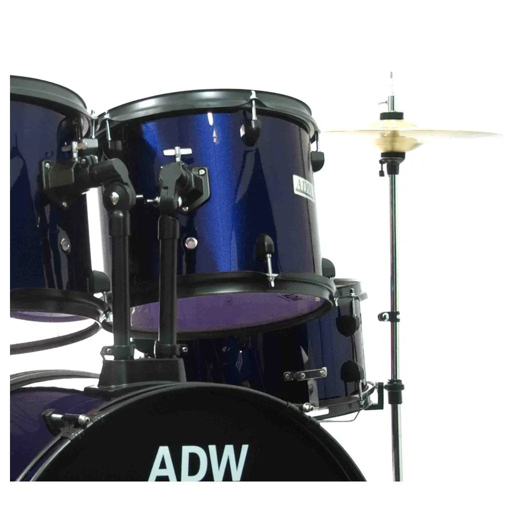 LW Essentials® Premium 5-Piece Complete Drum Set with Hardware