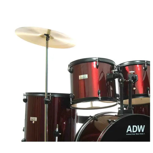 LW Essentials® Premium 5-Piece Complete Drum Set with Hardware