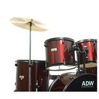 LW Essentials® Premium 5-Piece Complete Drum Set with Hardware