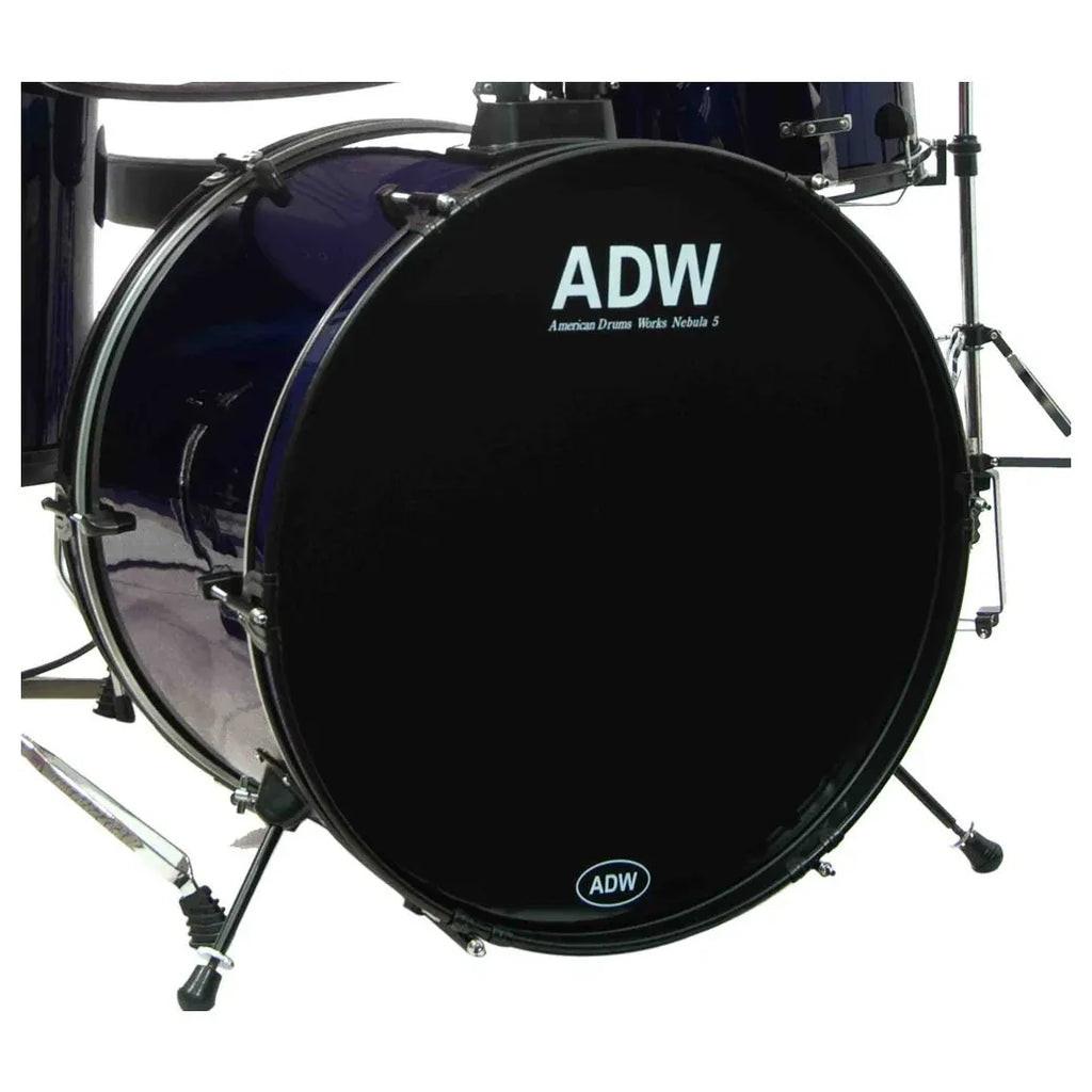 LW Essentials® Premium 5-Piece Complete Drum Set with Hardware