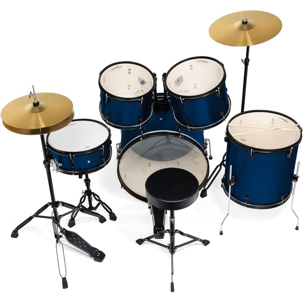 LW Essentials® Premium 5-Piece Complete Drum Set with Hardware