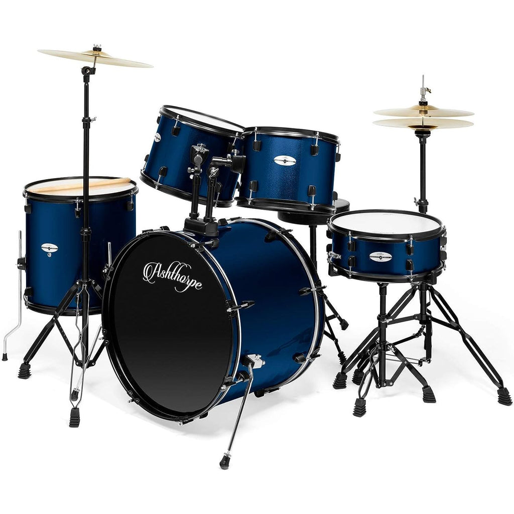 LW Essentials® Premium 5-Piece Complete Drum Set with Hardware
