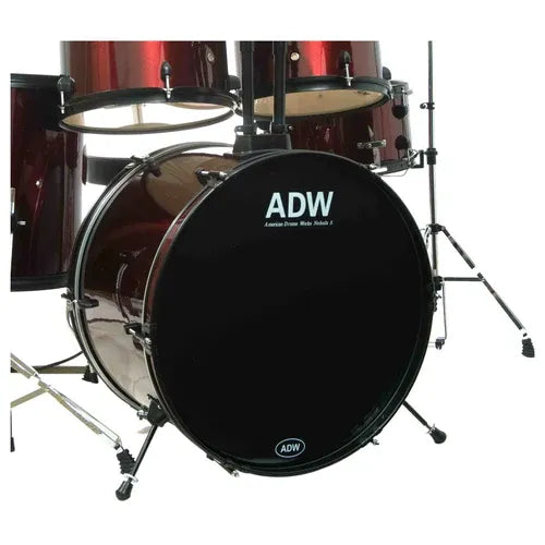 LW Essentials® Premium 5-Piece Complete Drum Set with Hardware