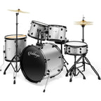 LW Essentials® Premium 5-Piece Complete Drum Set with Hardware