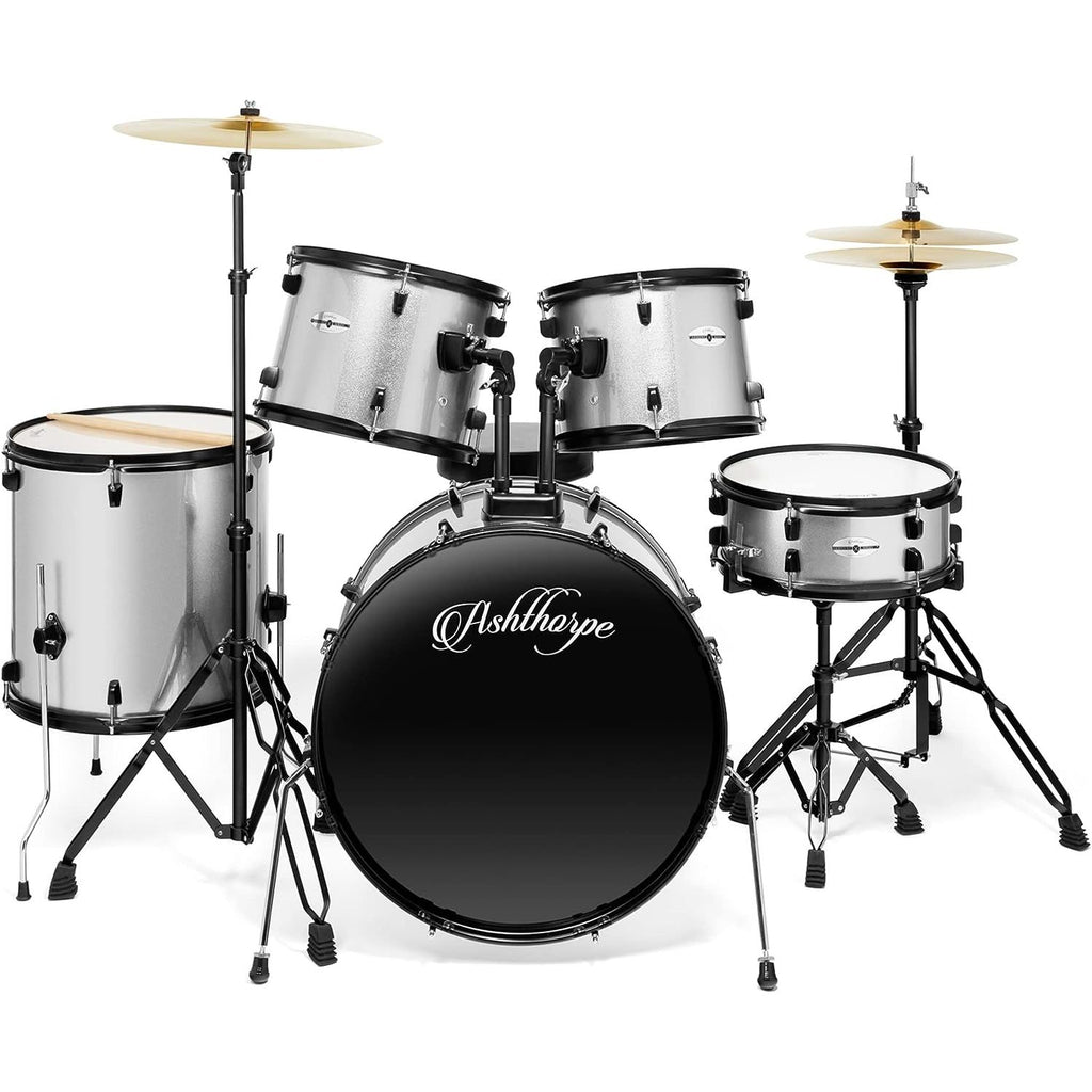 LW Essentials® Premium 5-Piece Complete Drum Set with Hardware