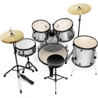 LW Essentials® Premium 5-Piece Complete Drum Set with Hardware