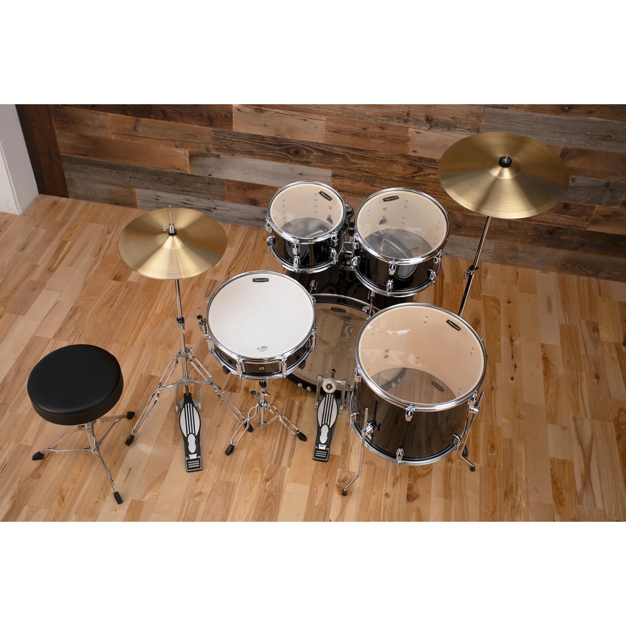 Mapex Tornado 5-Piece Drum Set with Hardware Black