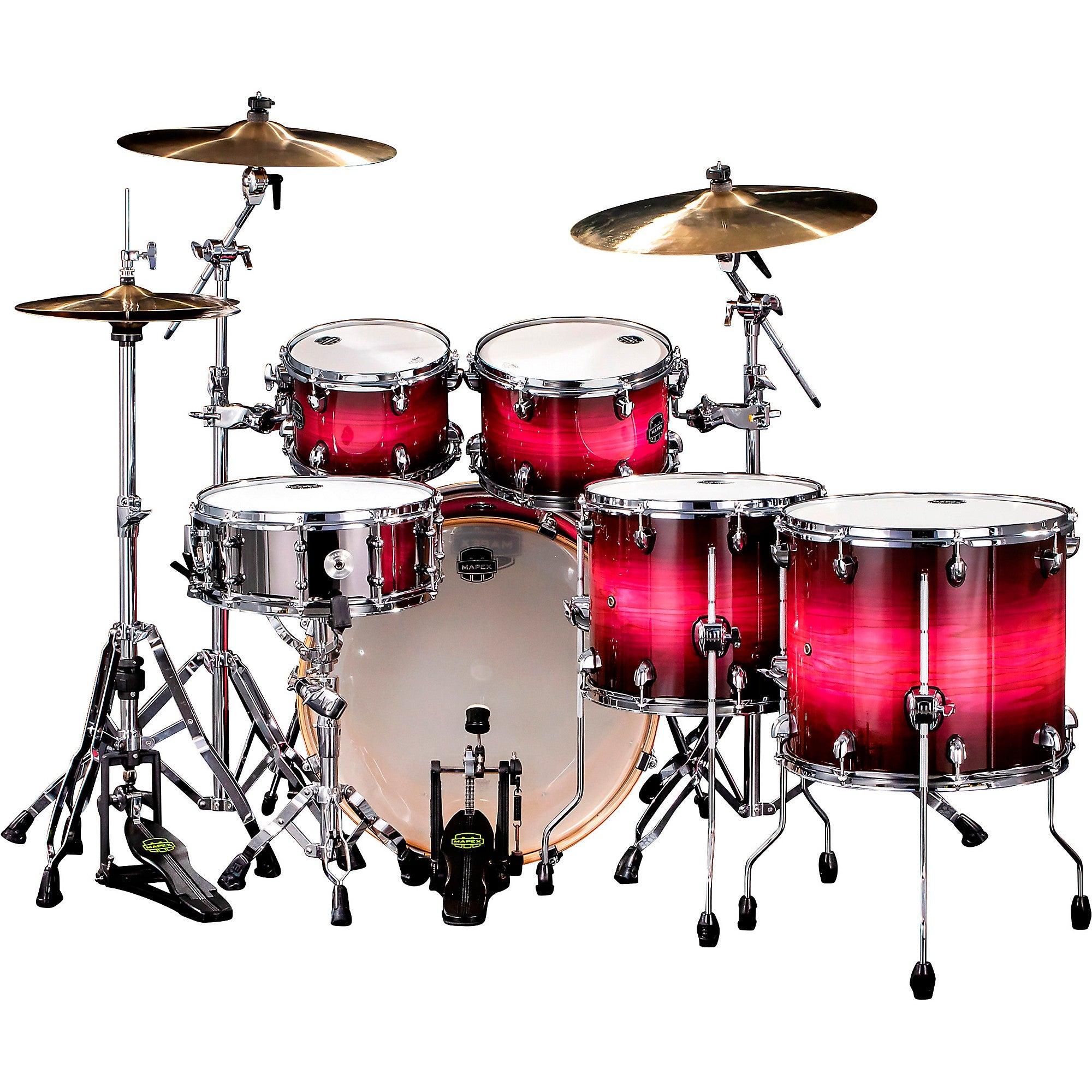 Mapex LT628S Armory Series 6-Piece Studioease Shell Pack Fast Toms With 22-inch Bass Drum