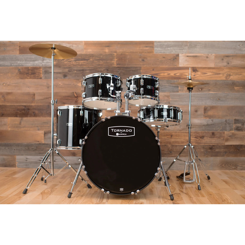 Mapex Tornado 5-Piece Drum Set with Hardware Black