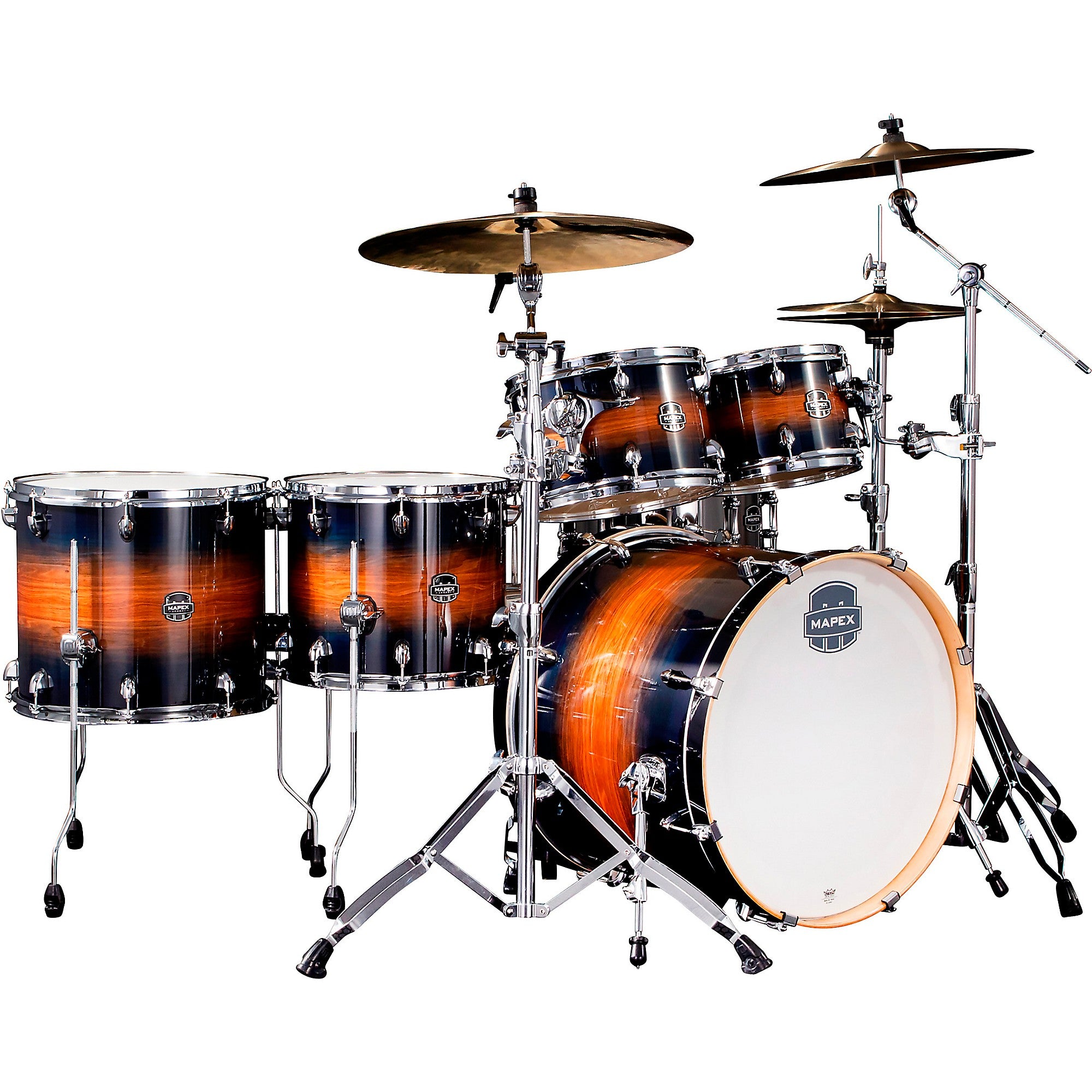 Mapex LT628S Armory Series 6-Piece Studioease Shell Pack Fast Toms With 22-inch Bass Drum