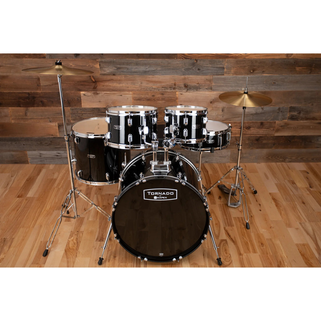 Mapex Tornado 5-Piece Drum Set with Hardware Black