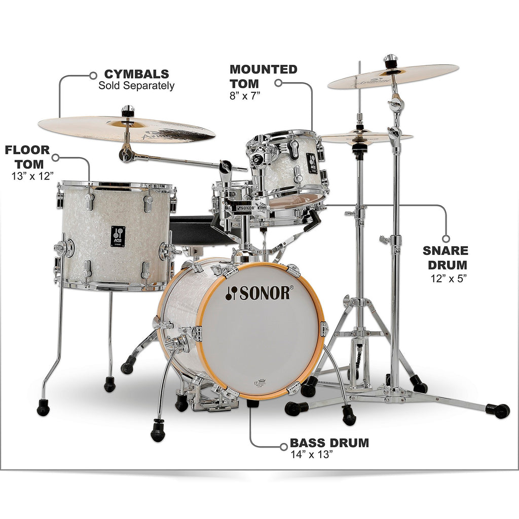 SONOR AQ2 Martini Maple 4-Piece Shell Pack
