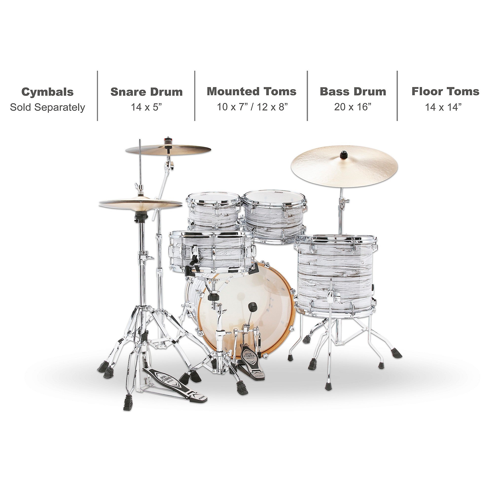 TAMA Superstar Classic 5-Piece Shell Pack With 20-inch Bass Drum