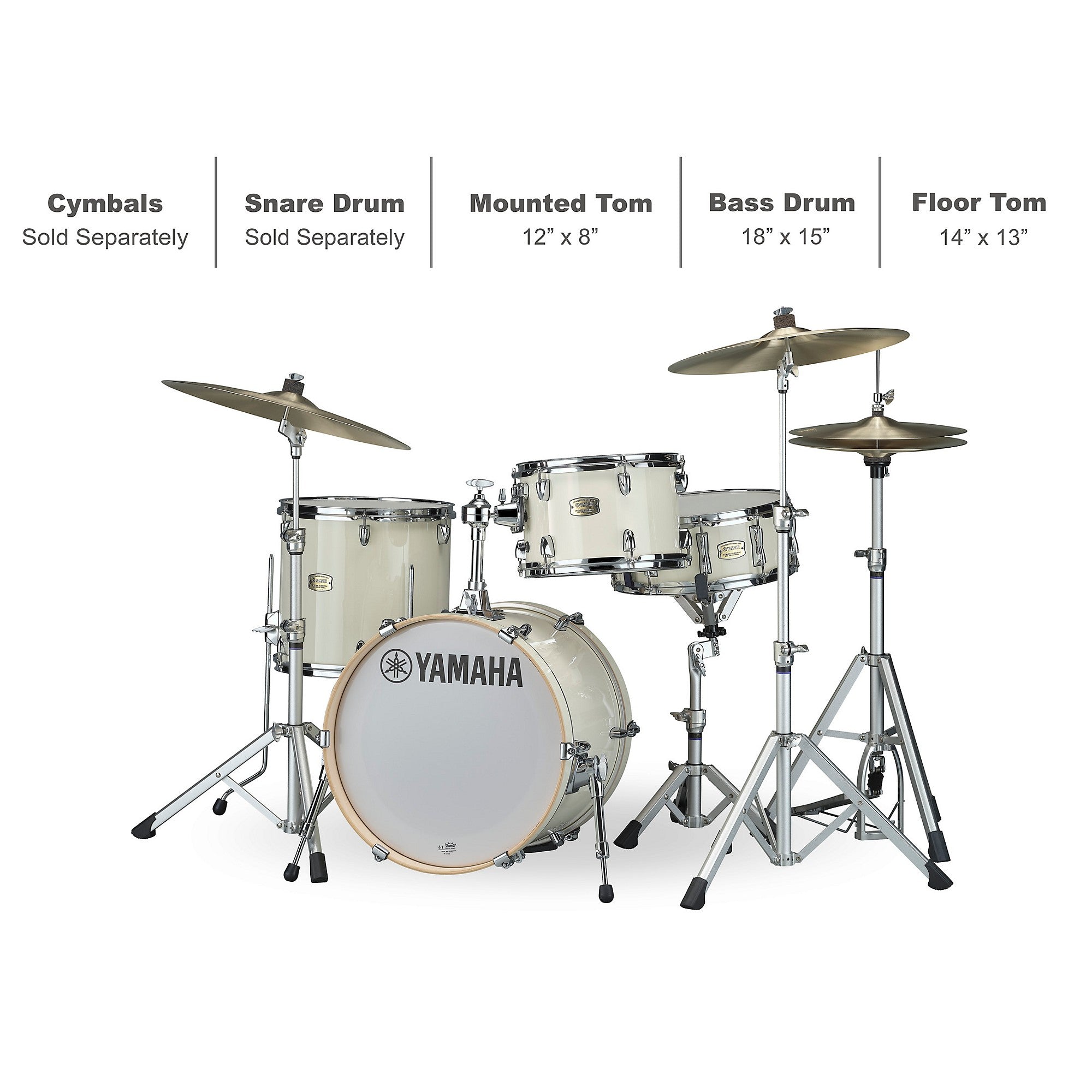 Yamaha Stage Custom Birch 3-Piece Bop Shell Pack