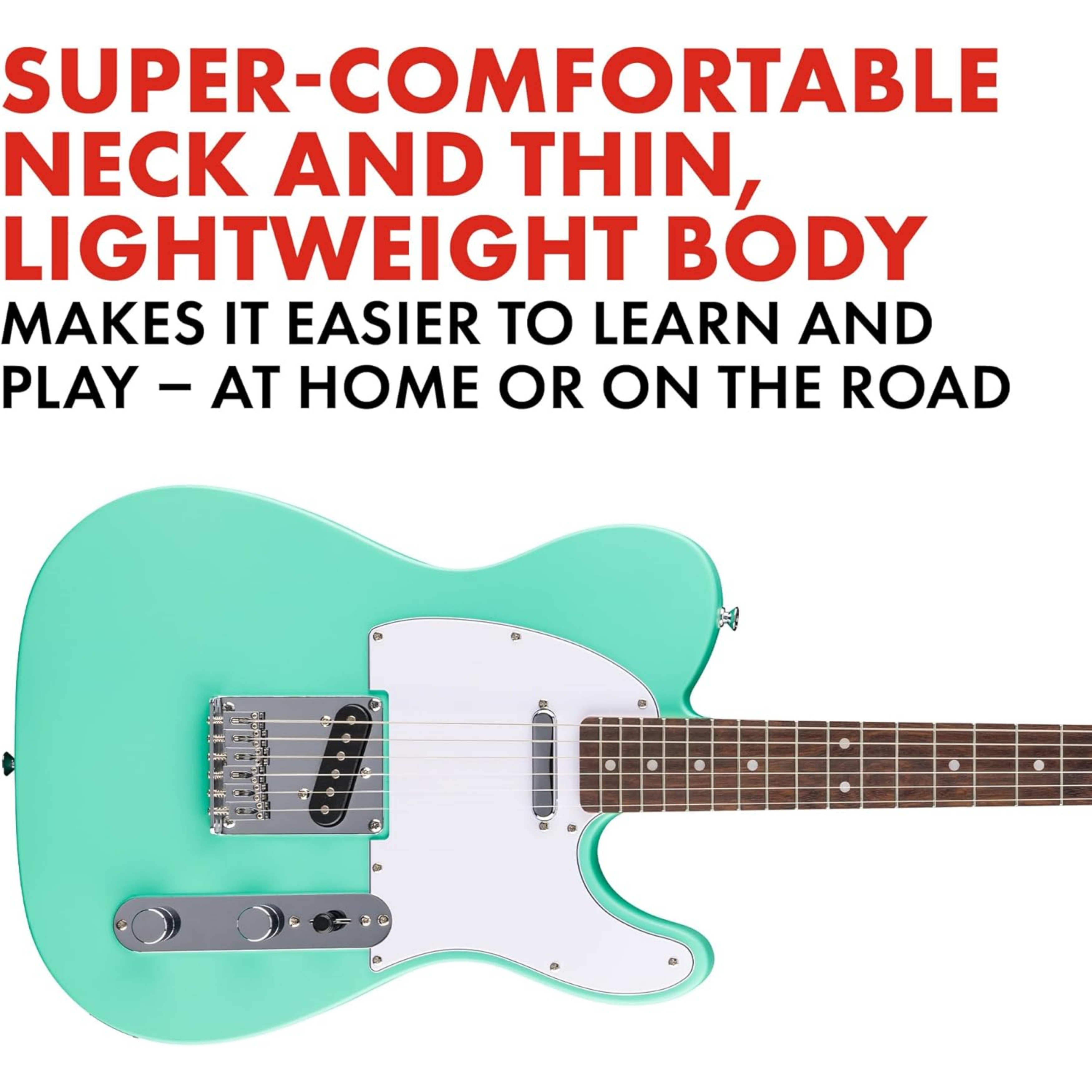 Squier Debut Series Telecaster Electric Guitar Sea Foam Green