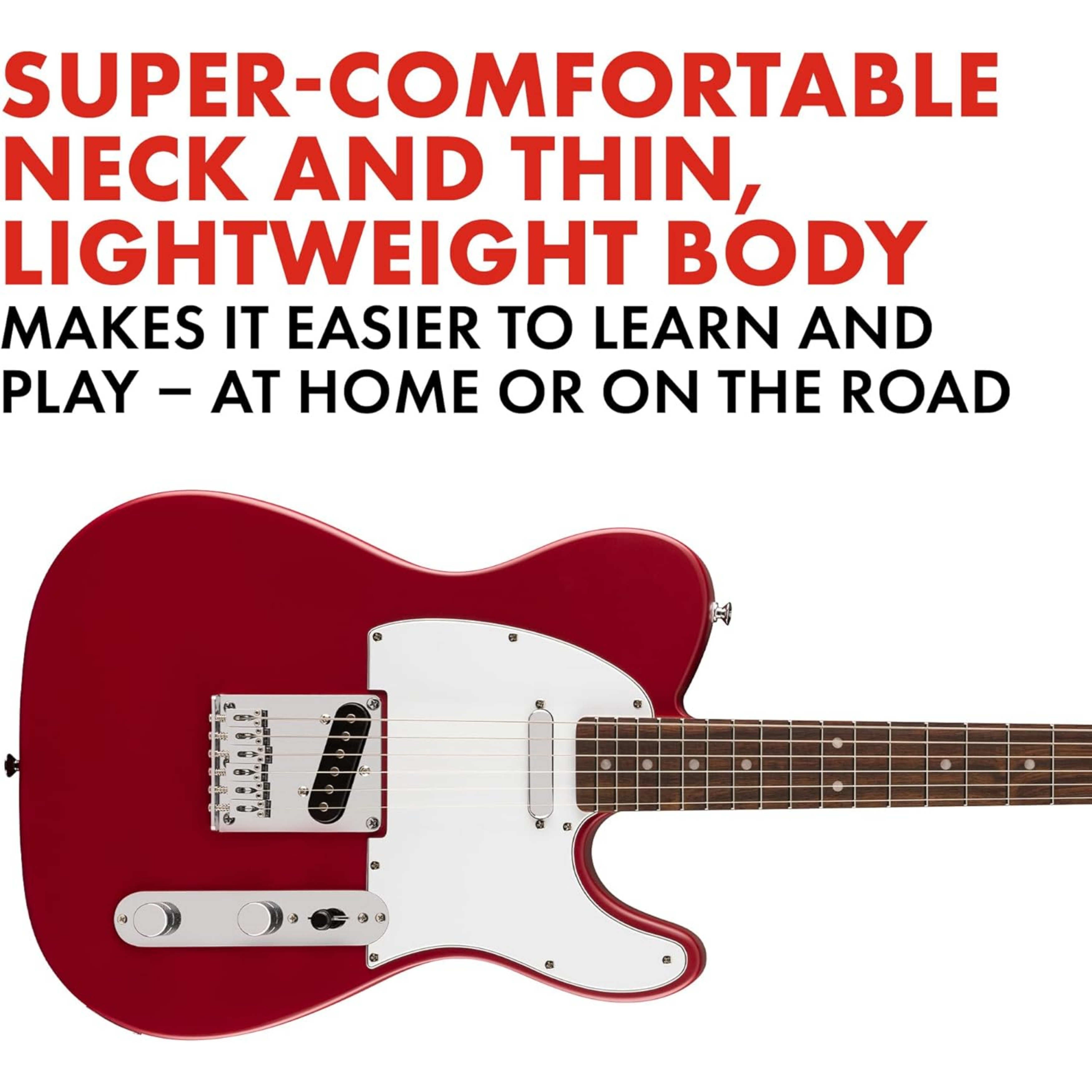 Squier Debut Series Telecaster Electric Guitar Dakota Red