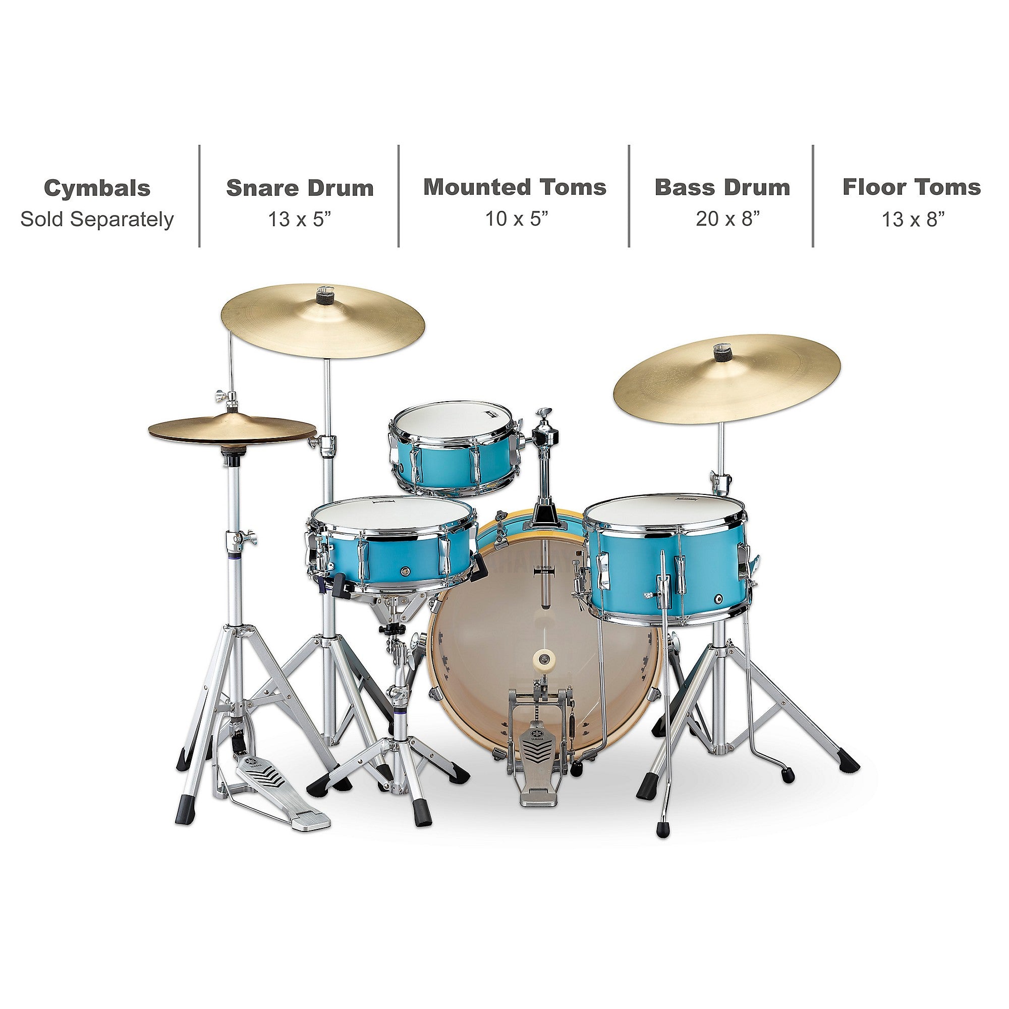 Yamaha Stage Custom Hip 4-Piece Shell Pack