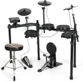LW Essentials® Premium Electronic Drum Set with Mesh Heads and Bluetooth