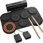 LW Essentials® Basic Kids Electronic 7-Pad Roll-Up Drum Set with Built-in Speaker
