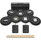 LW Essentials® Basic Kids Electronic 7-Pad Roll-Up Drum Set with Built-in Speaker