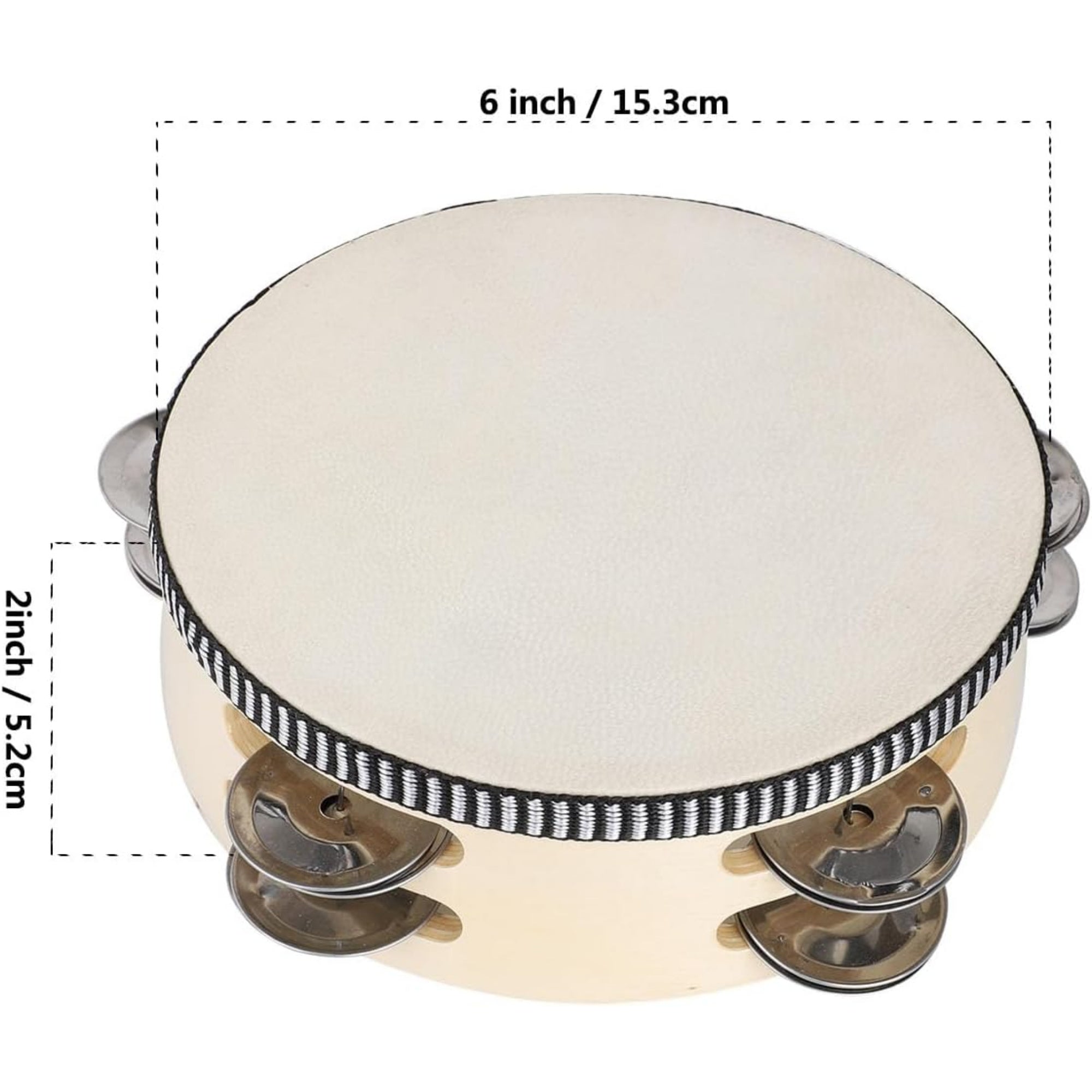 LW Essentials® Basic Tambourine - Skinned Full-Circle