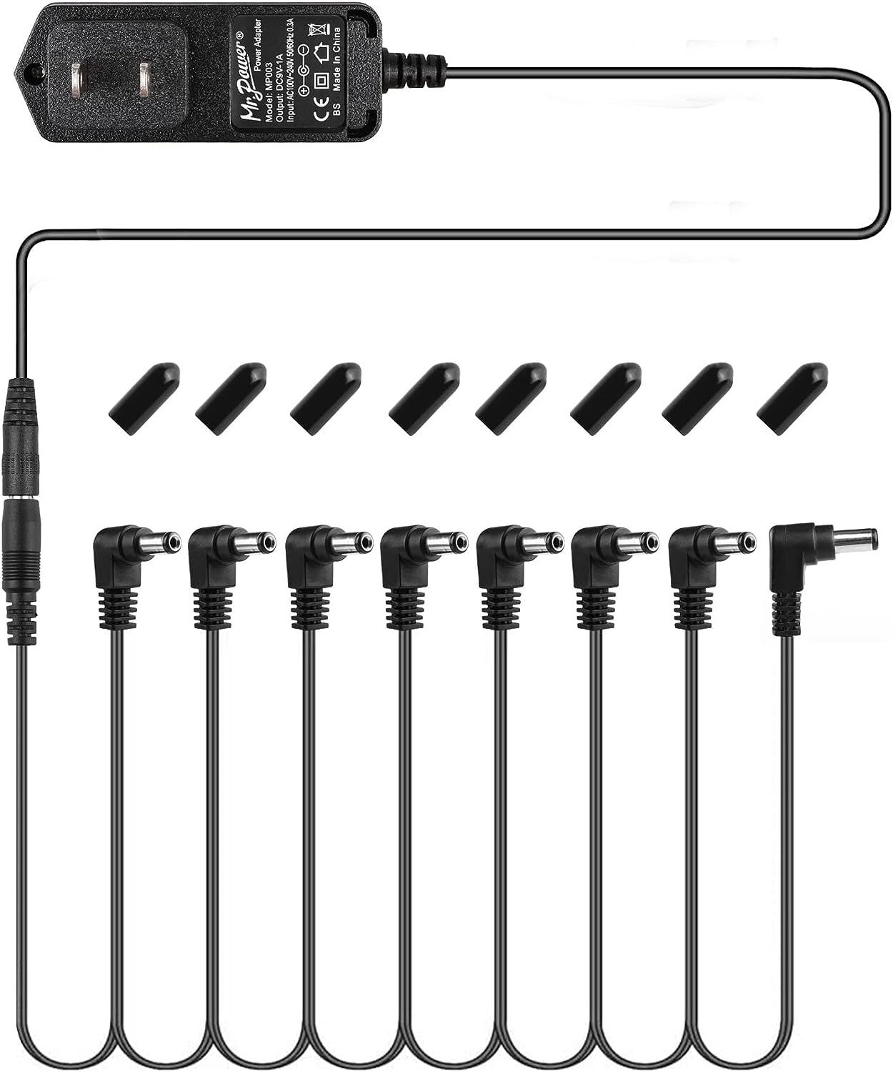 LW Essentials® Basic AC/DC Power Adapter with Daisy Chain Cable - Negative Polarity