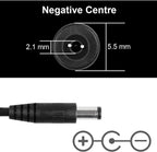 LW Essentials® Basic AC/DC Power Adapter with Daisy Chain Cable - Negative Polarity