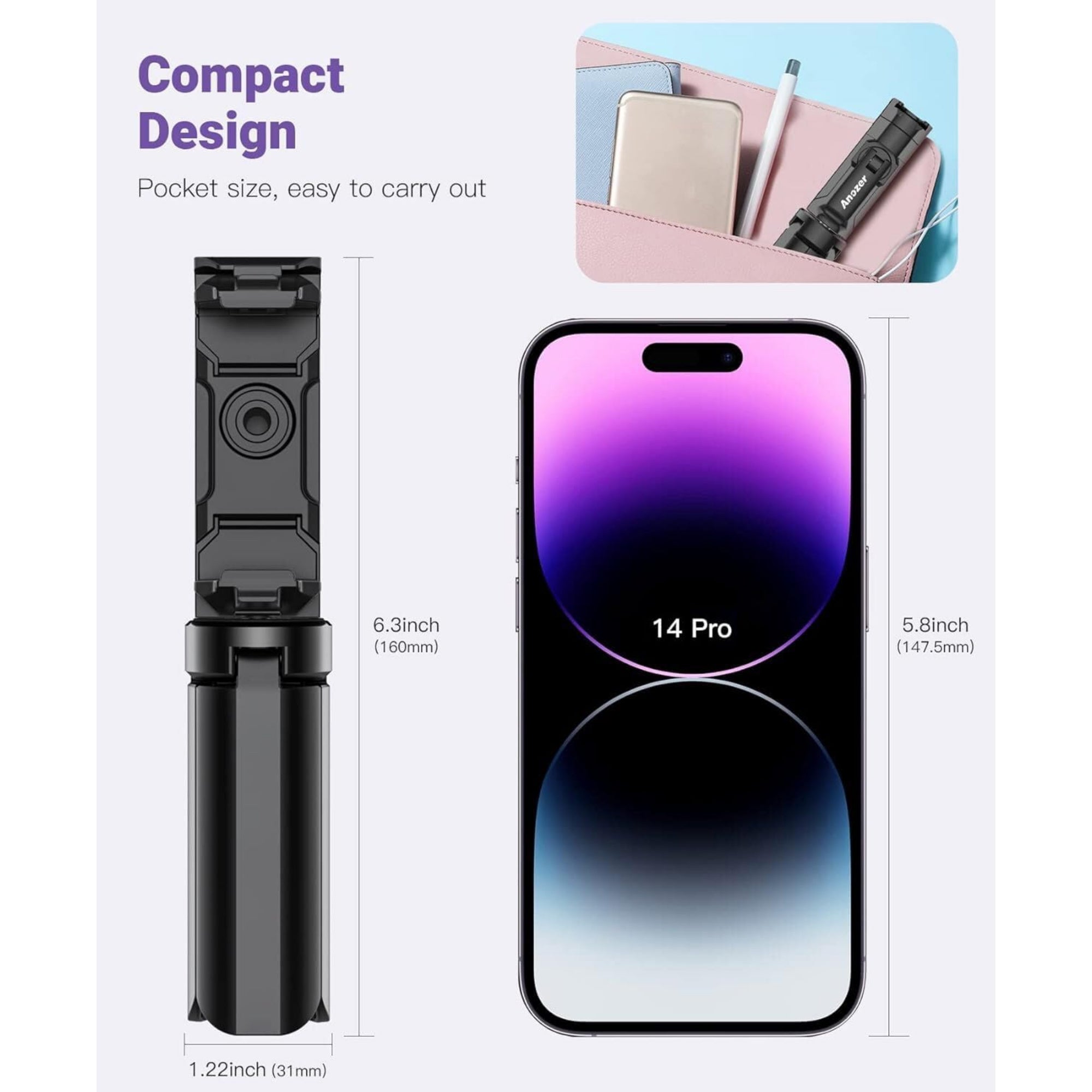LW Essentials® Mini Tripod Mount & Holder