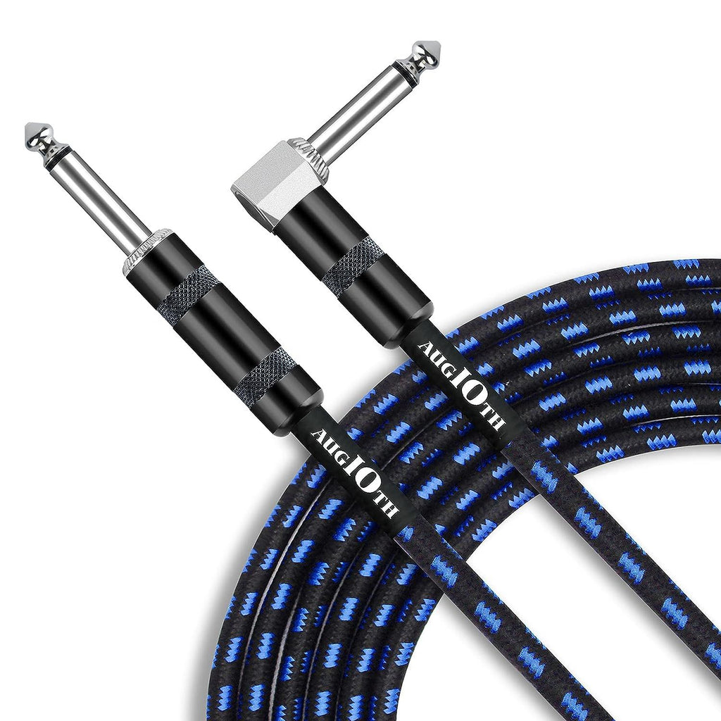LW Essentials® Basic 1/4 in. Standard/Braided TS Mono Instrument Cable (Straight + Right-Angle)