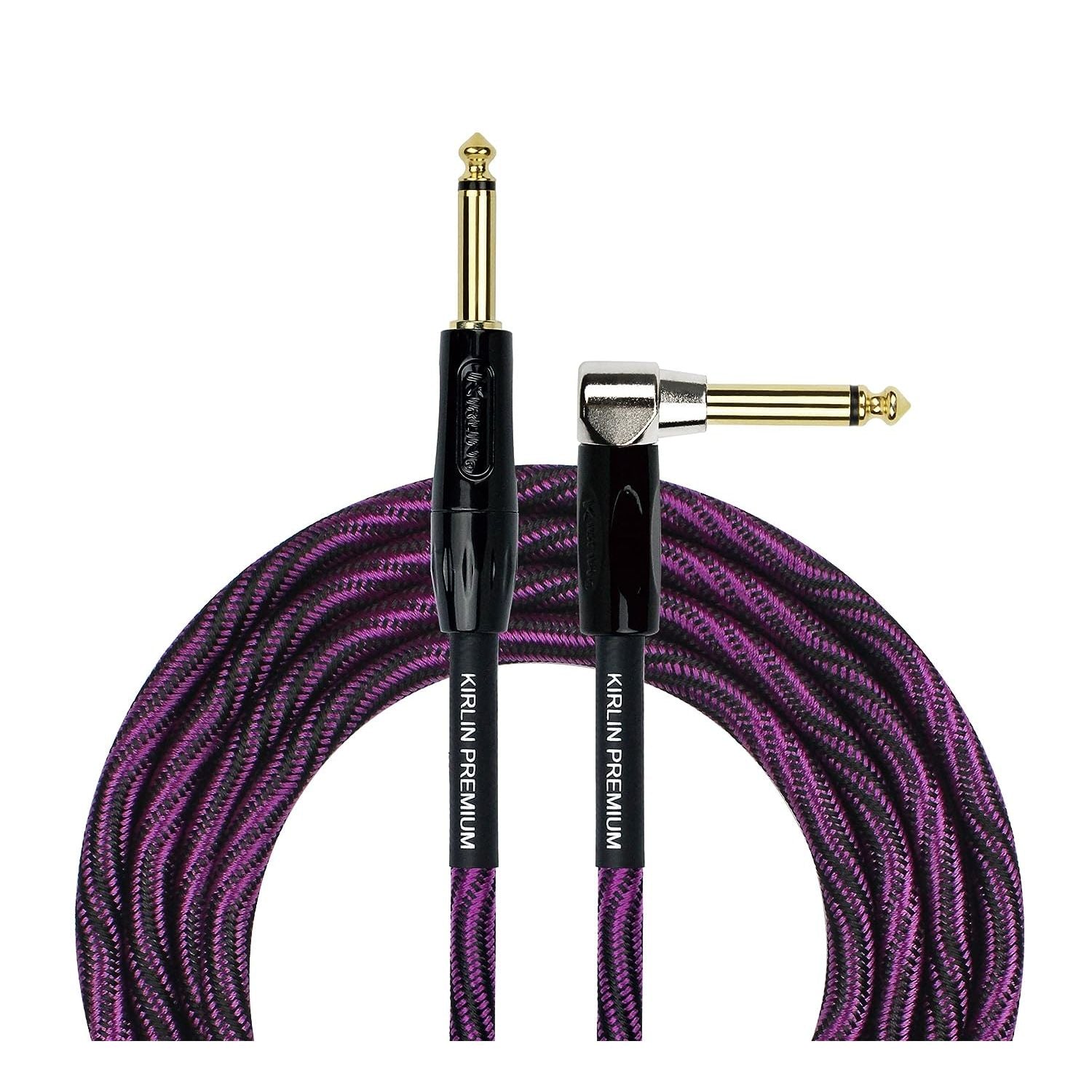 LW Essentials® Basic 1/4 in. Standard/Braided TS Mono Instrument Cable (Straight + Right-Angle)