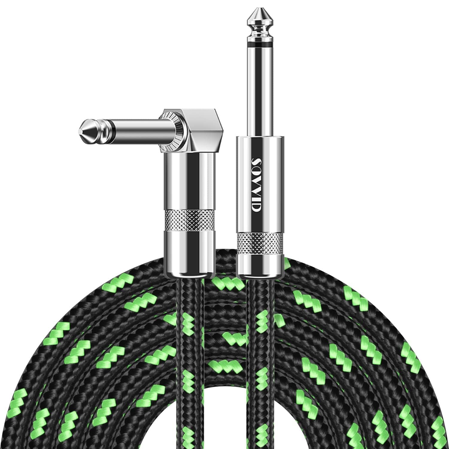 LW Essentials® Basic 1/4 in. Standard/Braided TS Mono Instrument Cable (Straight + Right-Angle)