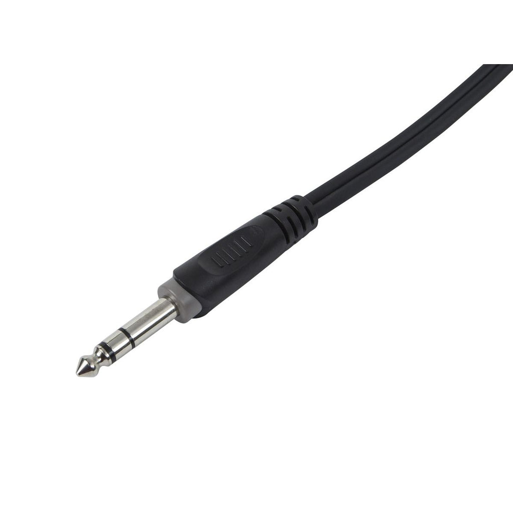 LW Essentials® Basic 1/4 in. Male TRS Stereo to Dual 1/4 in. Male TS Mono Adapter Cable